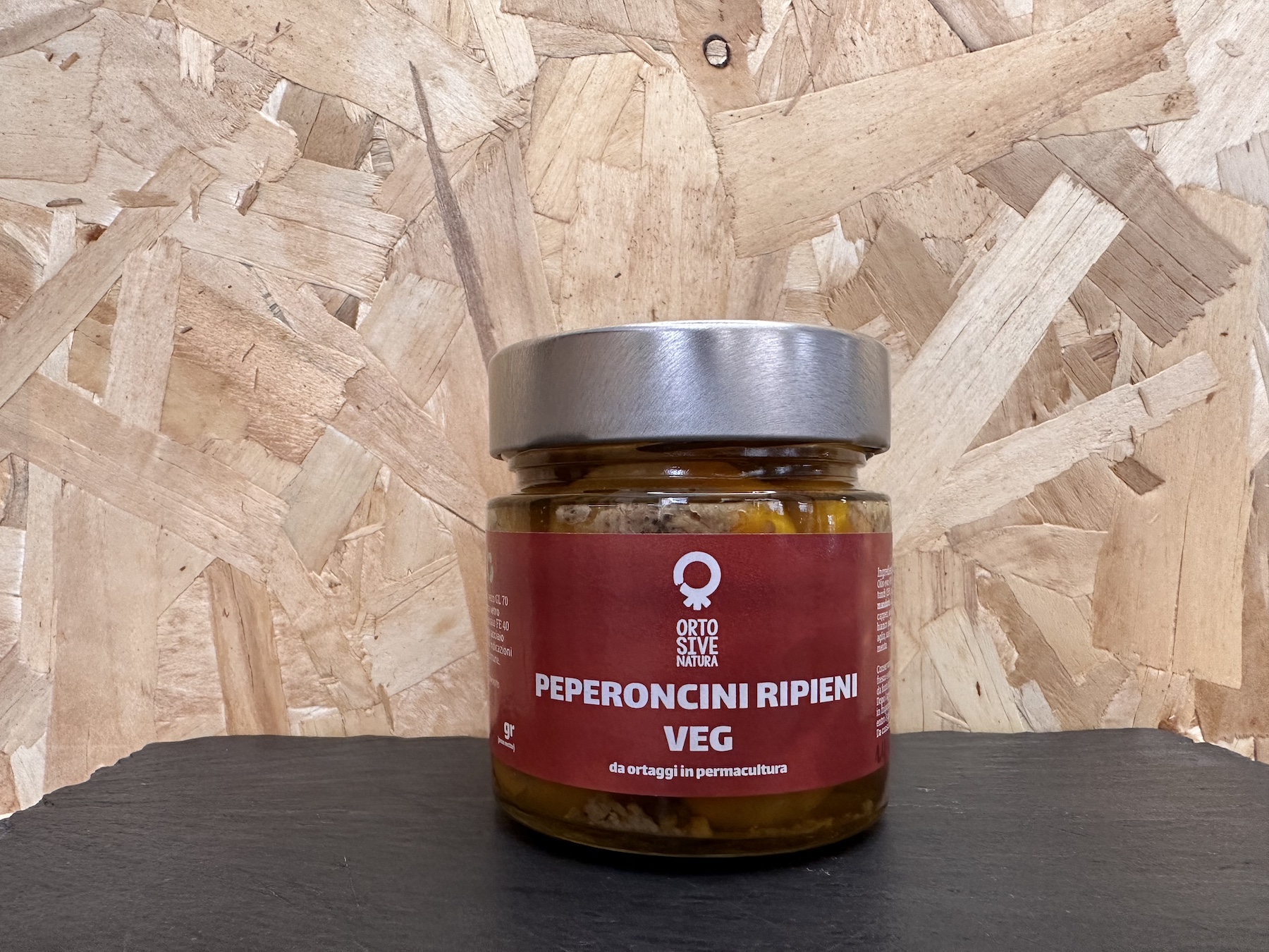 PEPERONCINI RIPIENI CON VEGETALI 200g